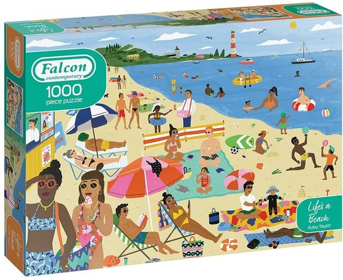 Jumbo Falcon Contemporary – Life’s A Beach 1000 Piece Jigsaw Puzzle - 第 1/5 張圖片