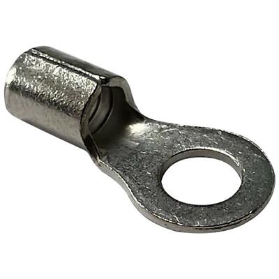 100 Pack Non-Insulated 16-14 Gauge 1/4" Ring Terminals – Made In USA (Sherco-Auto)