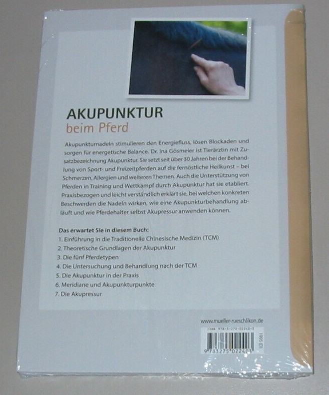 Thumbnail - Ratgeber Dr. Med. Vet. Ina Gösmeier Akupunktur Beim Pferd Buch Neuheit
