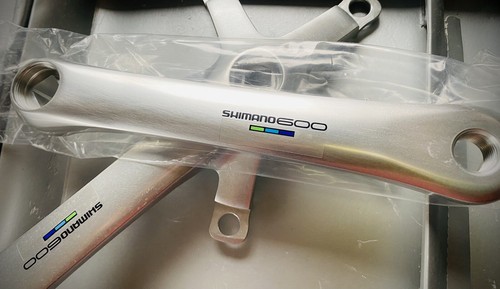 Shimano Ultegra 1st Ed. ‘Tricolore’ Crank Arm Set NIB 175 No Rings - Picture 3 of 8