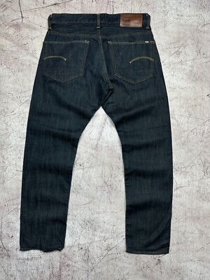 G Star Raw Mens 3301 Tapered Denim Pants Jeans Size 34