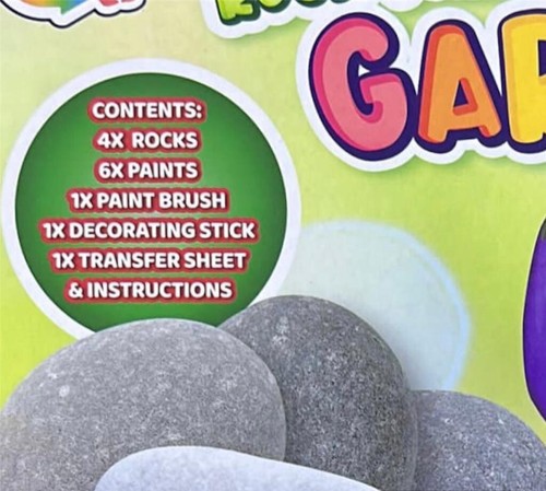 Childrens Craft Sets Paint a Rock Painting Pebble Painting Kit Set Summer Fun - Picture 3 of 4