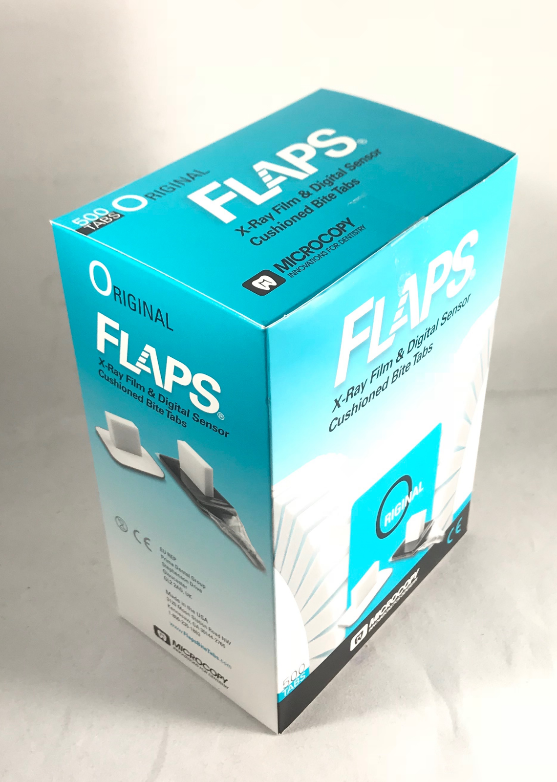 FLAPS for Dental XRay Film & Digital Sensor Cushioned Bite 500 Tabs