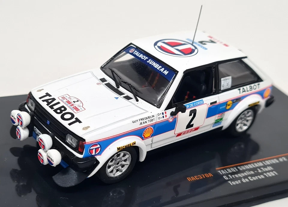 Coche modelo a escala diecast Ixo 1/43 Talbot Sunbeam Lotus #2 Tour De Corse Rally '81 Foto 4 de 4
