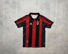 Vintage Retro Adidas FC Milan 1999 Football Jersey