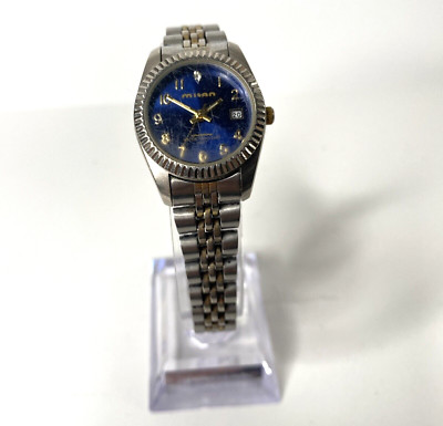 Vintage Milan Water resistant 100ft Watch MLN950  Silver Untested, Needs Battery