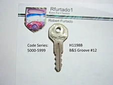 O.E. B&S Key Blank for Vintage 1934 1935 Buick & 1934 Pontiac (H1198B)  