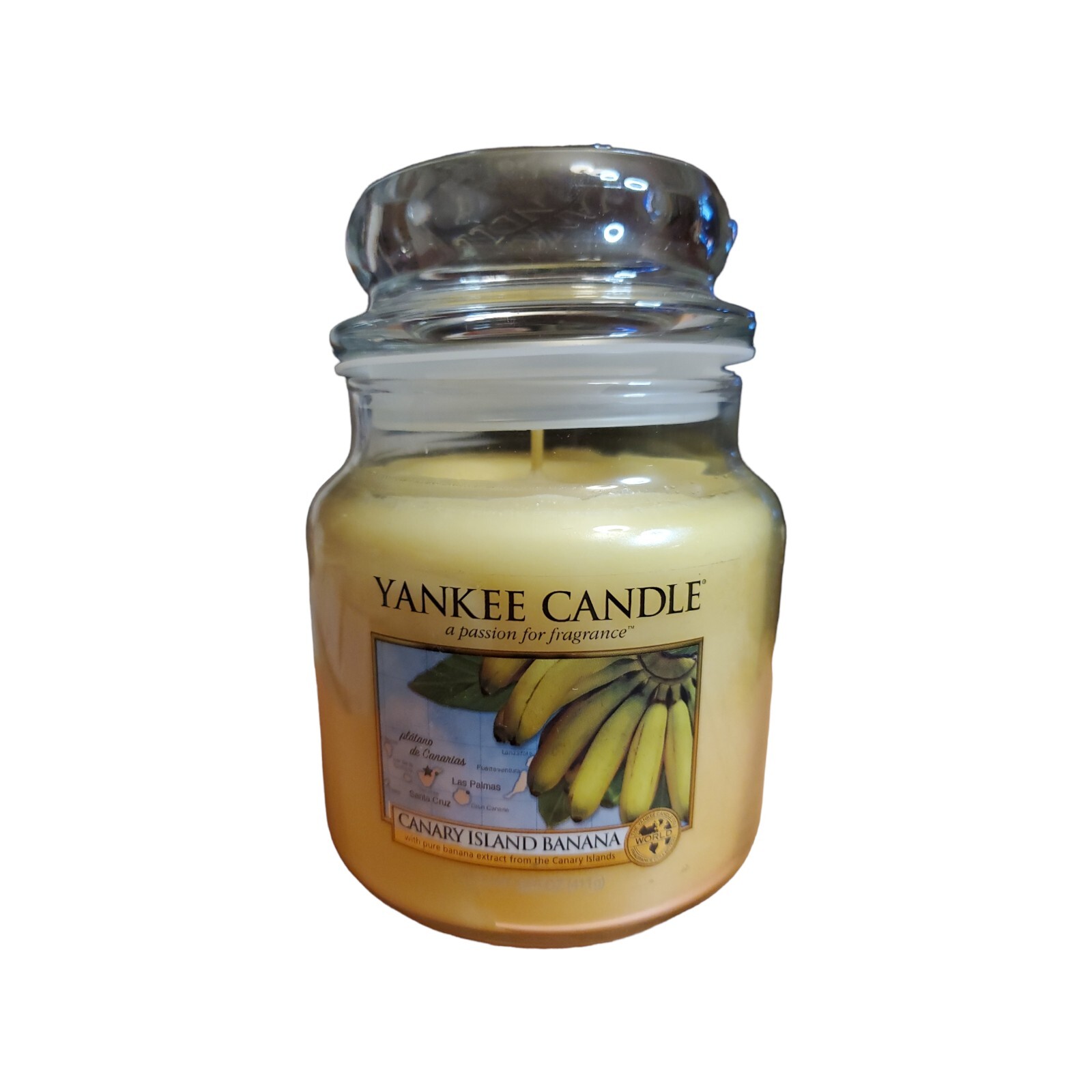 Yankee Candle Canary Island Banana 14.5 OZ Jar World Journeys Ret