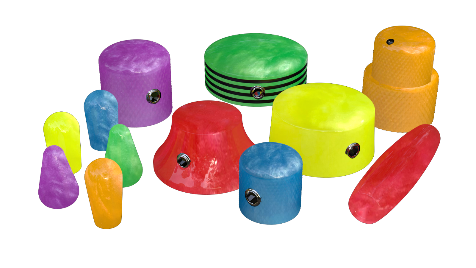 Xentric Guitars SUMMER PEARL Series Resin Guitar Knobs & Switch Caps eBay