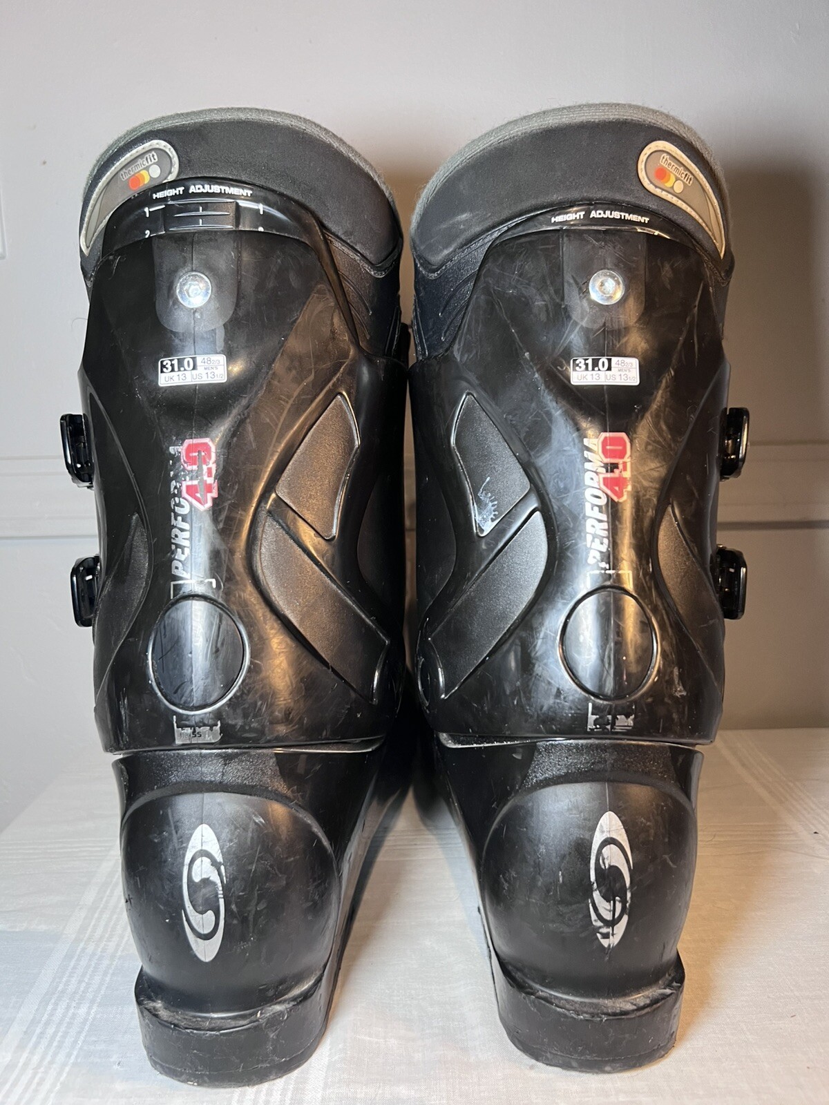 Scarponi da sci Salomon Performa 4.0 misura 13 31.0 Mondopoint scarponi da sci discesa