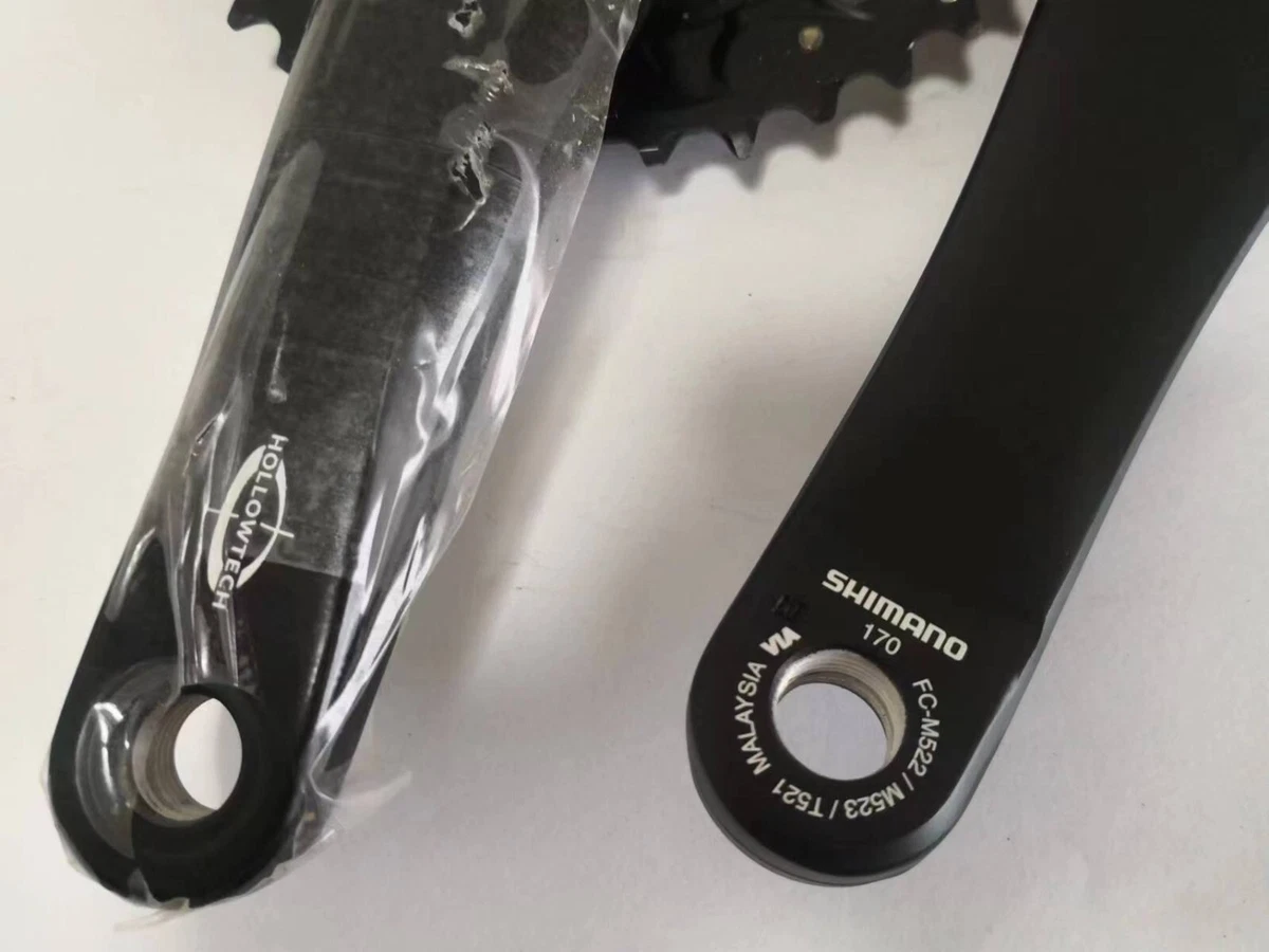 Shimano Deore FC M523 Crankset 40 30 22T triple Chainring 170mm 10