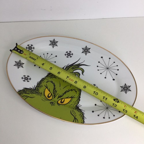 Serving Platter How The Grinch Stole Christmas 13” New - Picture 3 of 5