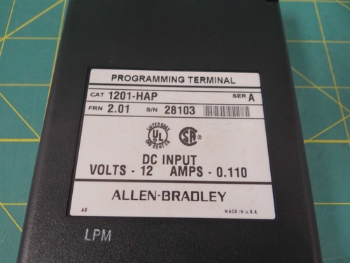 Allen Bradley 1201-HAP Programming Terminal w/ LCD Display - Picture 5 of 6
