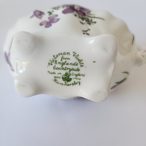 Hammersley Victorian Violets Mini Creamer - Excellent! England Fine Bone China - Picture 8 of 10