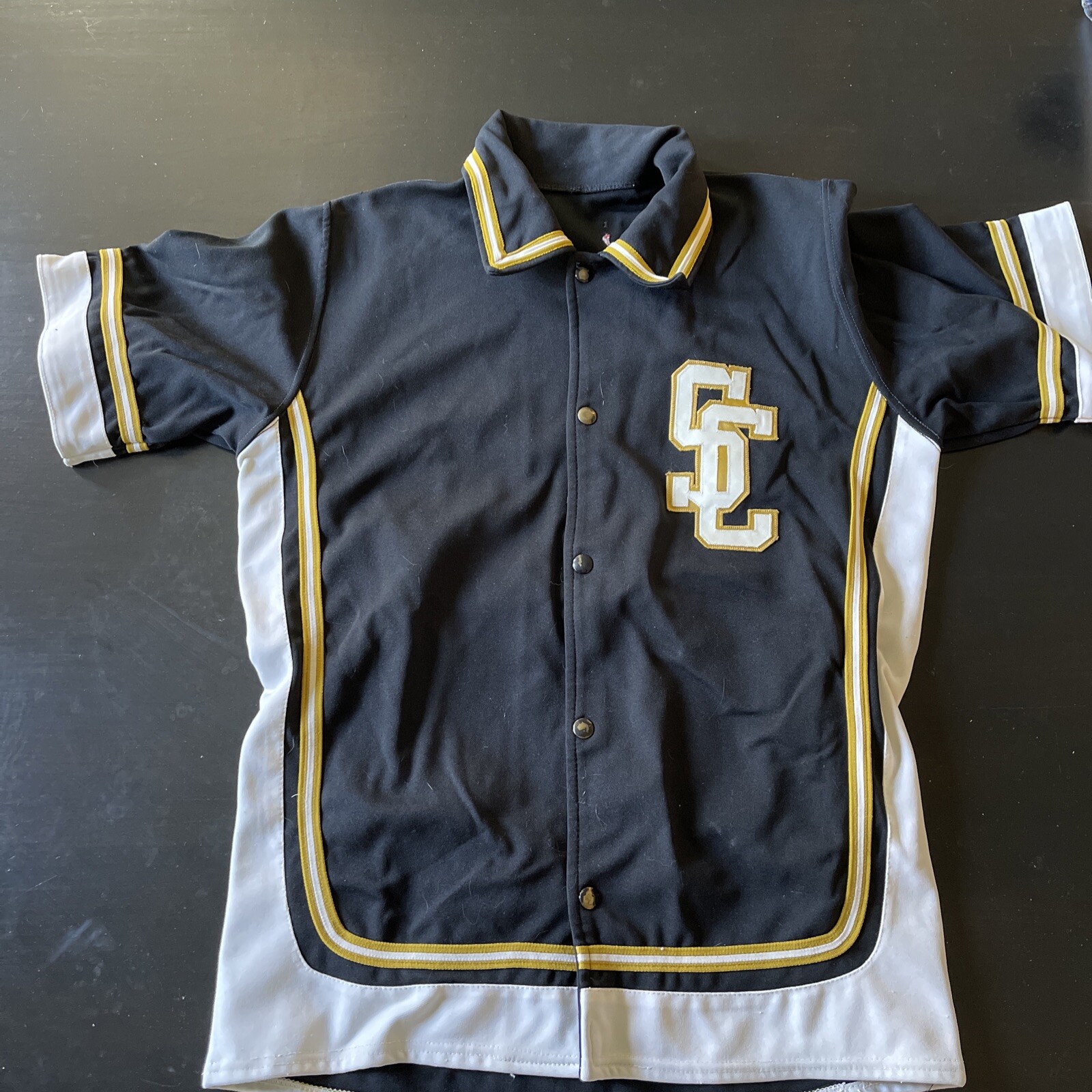 Vintage 1970s 80s SC Eagles polyester basketball … - image 1