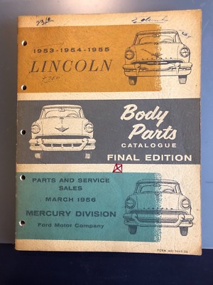 Lincoln catalog parts