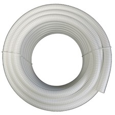 2" Dia. White Flexible PVC Pipe, Hose Tubing for Spas Pools