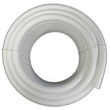 2" Dia. White Flexible PVC Pipe, Hose & Tubing for Spas & Pools