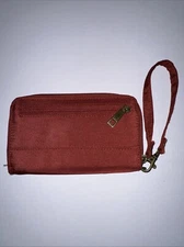 Travelon Wristlet Wallet Burgundy