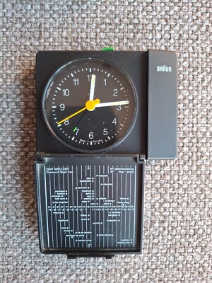 Braun AB 312 sl quartz alarm clock. Made in Germany. Excellent