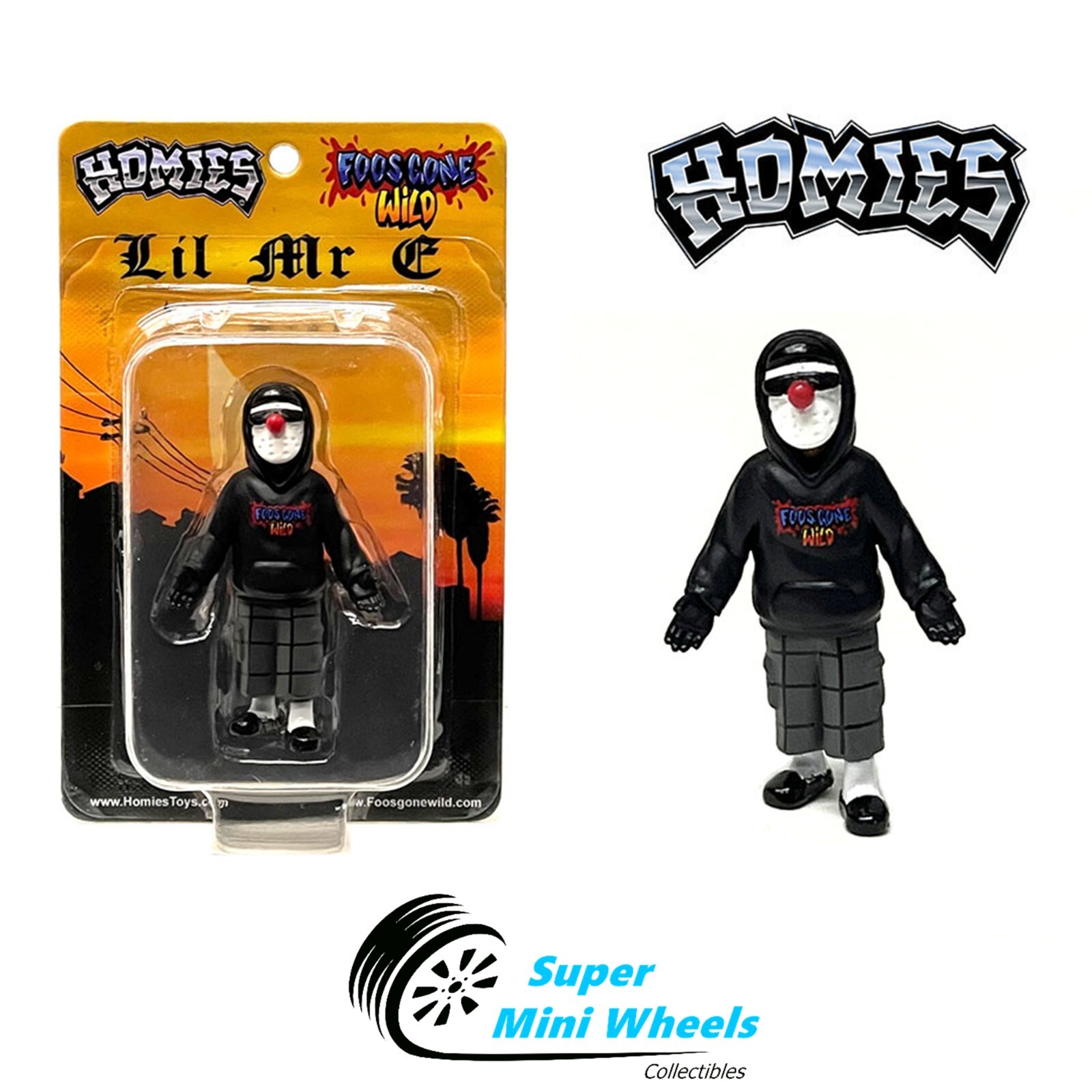 Homies Figures 1.75″ Foos Gone Wild Mr. E Figure Las Vegas Show Special