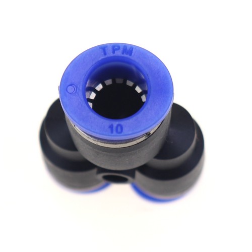 6Pcs Pneumatic Reduced Y Union Air Push In 3 Way Fitting Tube OD 3/8" To 5/16" - Picture 3 of 8