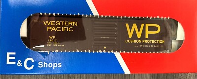 E&C Shops HO Kit #1701-2 50  PS-1 PNL Door Boxcar Western Pacific #19817 NIB