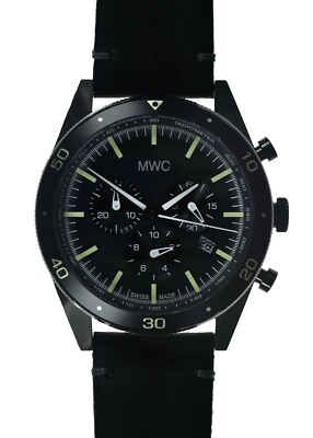 MWC Limited Edition | Swiss Airline Pilots PVD Finish Chronograph | 100m WR