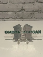Omega Morgan Crane Service Heavy Lift Hardhat Sticker  Hard Hat D