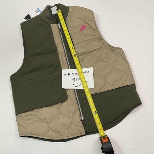 Womens Size M Tall Nike Sportswear City Utility Repel Quilted Vest FB7233-326 - Picture 12 of 14