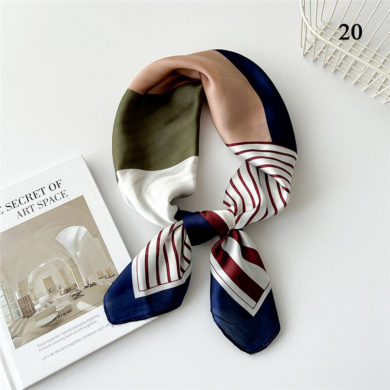 2 Stück Satin Kopftücher Damen - Weiche Haarbandanas 70x70cm Für Haar & Style