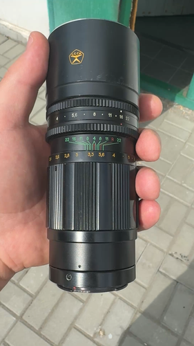 JUPITER - 21 A Rare Soviet lens (200mm f/4) Mount M42 - Video 1 of 1