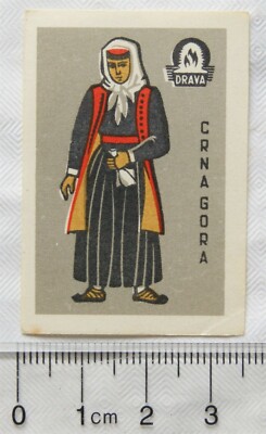 Vintage Jugoslawien Matchbox Label - Drava - Crnagora Ref.2