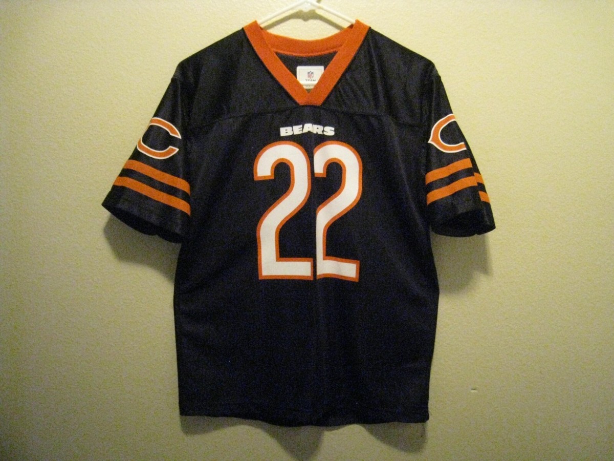 NFL Players Chicago Bears #22 MATT FORTE Blue Jersey (Youth L 14