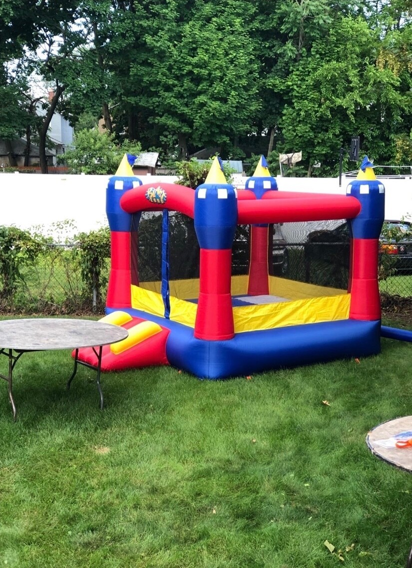 Blast Zone Magic Castle Premium Inflatable Bounce House with Blower