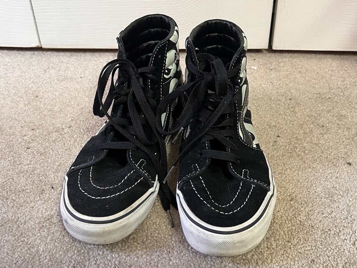 Vans SK8 Hi Alien Ghosts Glow in the Dark limited edition 