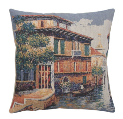 Soft Afternoon Imported Jacquard Tapestry Cushion Pillow Covers (New) 16x16 inch