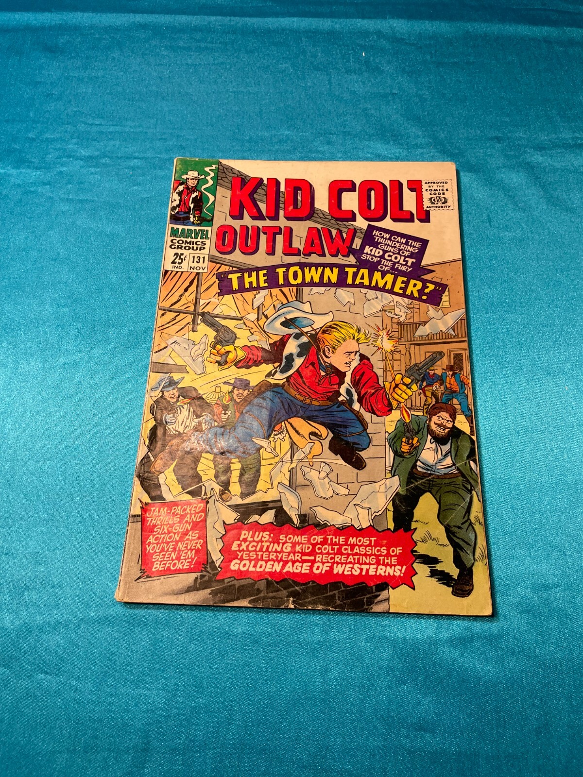 KID COLT OUTLAW 131 , NOV. 1966, GIANT, STAN LEE AND JACK KELLER