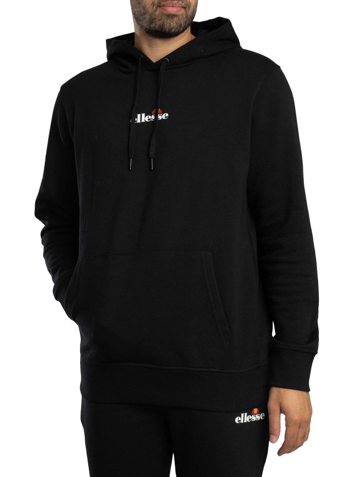 Ellesse Mens Pershuta 2 Pullover Hoodie Black 7690₽