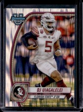 2024 Bowman Chrome University DJ Uiagalelei Stealth Refractor #48 Seminoles