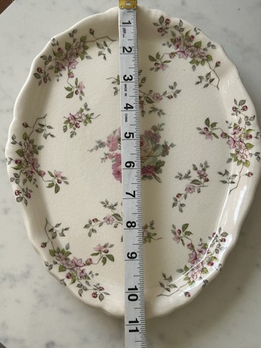 Antigua Bandeja de Queso Victoriano Cúpula Piedra de Hierro Emperatriz Staffordshire Hecha en Inglaterra - Imagen 9 de 13