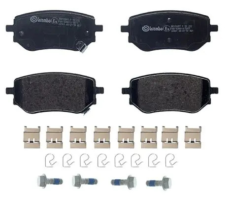 Brake Pads Set Rear P50153 Brembo 4704230600 A4704230600 D40605JU0A 22861 22862 - Image 12