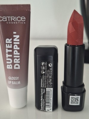 Catrice Cosmetics Lippen 2er Set Matte Lipstick 040 Butter Drippin Lip Balm Neu