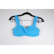 Andie Swim Bikini Top Neon Blue A0394 Size Small NWOT