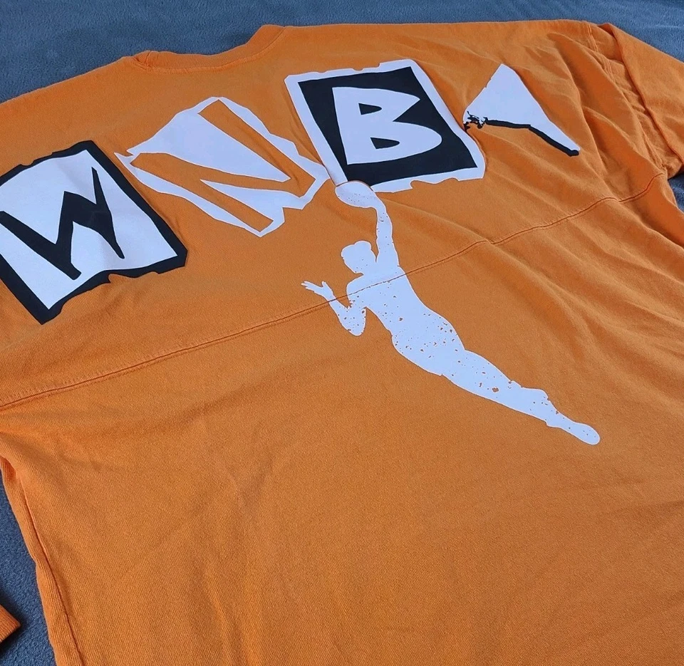 Fantástico x WNBA SPIRIT JERSEY MUJER Parches de Engranaje Gran Tamaño L/S CAMISETA TALLA L Foto 3 de 4