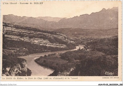 AUHP3-0252-01 - BELLEY - LE parade cdu rhone - la dent du cat et le verand