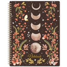 Spiral Notebook - Notebooks Bound with Back Pocket, Lined Journal...