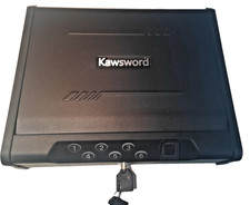 Cassaforte per pistola Kawsword - Sblocco a 3 vie: scatola con blocco impronte digitali, PIN e chiave