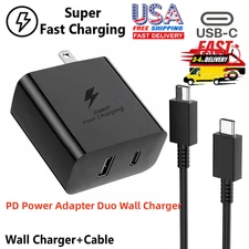 Super PD Power Adapter Duo Wall Charger+Cable For Samsung For Xiaomi Android