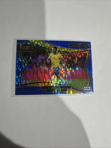 2024-25 Panini Select Fifa - Snapshots Vinicius Junior #13 Blue Pulsar Prizm